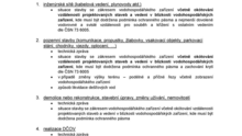 Požadavky na předkládanou projektovou dokumentaci